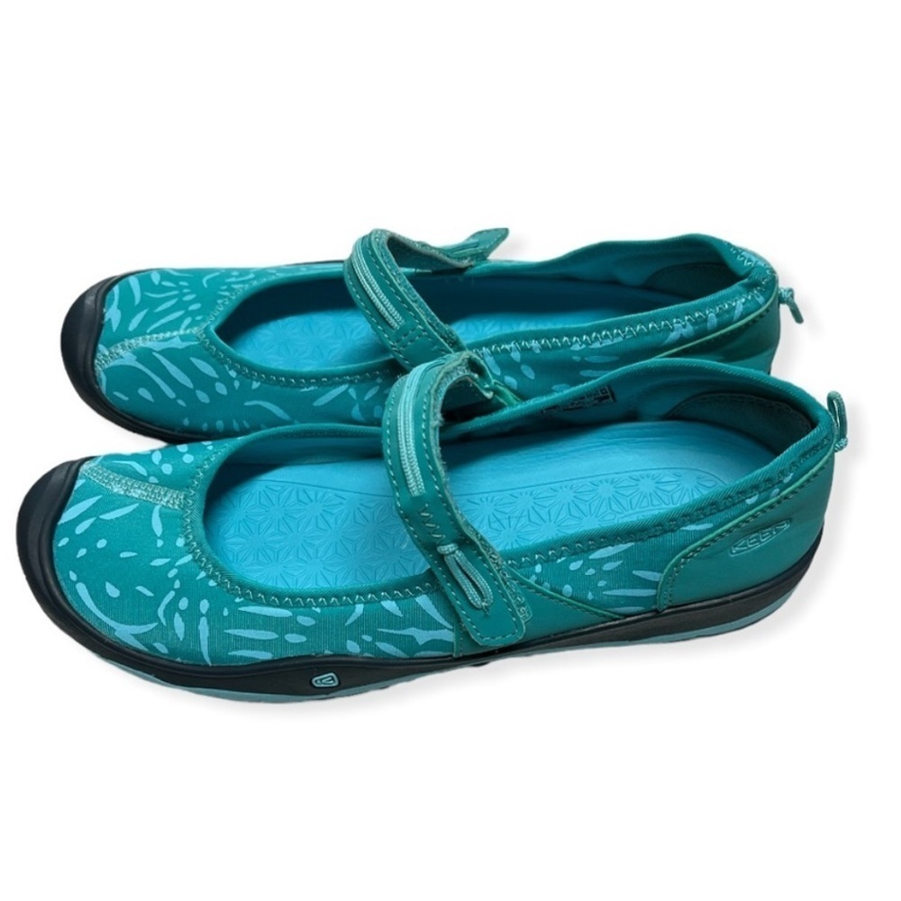 KEEN Moxie Kids' Viridian/Dress Blues Mary Jane Flats
